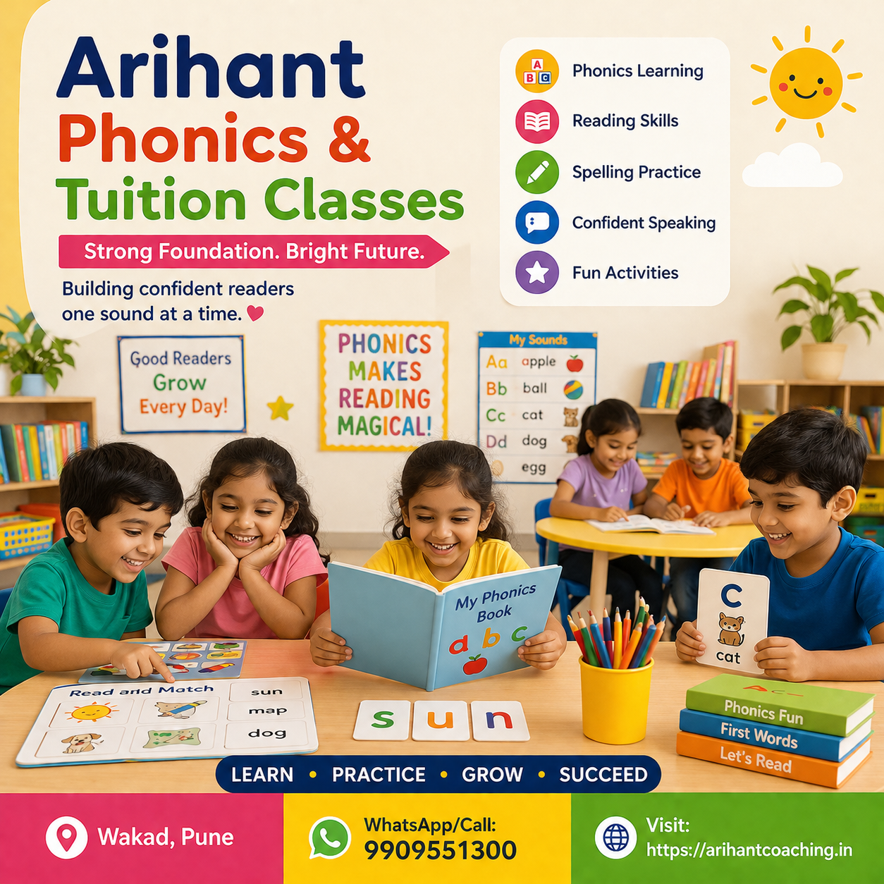 Every Letter Opens a New World — The Magic of Phonics Learning at Arihant Coaching